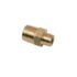 Legris Brass Pipe Fitting, Straight Push Fit Compression Olive, Male 1/8in to Male BSPT 1/8in