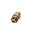 Legris Brass Pipe Fitting, Straight Push Fit Compression Olive, Male to Male
