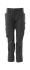 Pantaloni Nero 50% Cotone, 50% Poliestere per Unisex, lunghezza 76cm Leggeri 18478-230 46poll 116cm