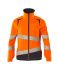 Mascot Workwear 19008-511 Orange/Navy Unisex Hi Vis Jacket, XL