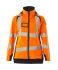 Mascot Workwear 19011-449 Orange/Navy Unisex Hi Vis Jacket, 4XL