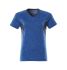 Tričko, Modrá, Tmavě modrá, 45% polyester, 55% Coolmax Pro, UK: 5XL Krátké
