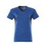 Mascot Workwear Blue, Dark Navy 45% Polyester, 55% Coolmax Pro Short Sleeve T-Shirt, UK- L