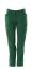 Pantalón para Unisex, pierna 82cm, Verde, Ligero, Hidrófugo, 12 % de elastolefina, 88 % poliéster 18178-511 36plg 90cm