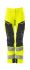 Mascot Workwear 19078-511 Yellow/Navy Lightweight, Water Repellent Hi Vis Trousers, 104cm Waist Size