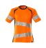 Mascot Workwear 19092-771 Orange/Navy Women Hi Vis T-Shirt, 3XL