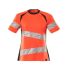 Mascot Workwear 19092-771 Red Unisex Hi Vis T-Shirt, 2XL