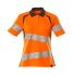 Mascot Workwear 19093-771 Orange Women Hi Vis Polo Shirt, XXL