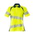 Mascot Workwear 19093-771 Yellow Women Hi Vis Polo Shirt, XS