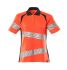 Mascot Workwear 19093-771 Red Women Hi Vis Polo Shirt, XL