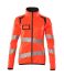 Mascot Workwear Unisex Warn-Fleece-Jacke Rot, Größe XXL