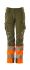 Pantalon Mascot Workwear 19178-511, 116cm Unisexe, Vert en 12 % d'élastoléfine, 88 % de polyester, Léger, Hydrofuge