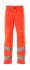 Pantalones de alta visibilidad Mascot Workwear, talla 138cm, de color Rojo