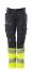 Pantalones de alta visibilidad Mascot Workwear Unisex, talla 90cm, de color Azul marino oscuro, Ligero