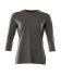 Mascot Workwear Anthracite 40% Polyester, 60% Cotton Long Sleeve T-Shirt, UK- L