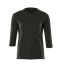 Mascot Workwear Deep Black 40% Polyester, 60% Cotton Long Sleeve T-Shirt, UK- XS