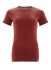Camiseta de manga corta Mascot Workwear, de 40 % poliéster reciclado, 60 % algodón orgánico, de color Rojo