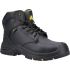 Amblers 29736-50518 Black Composite Toe Capped Unisex Safety Boots, UK 7, EU 41