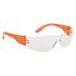 Portwest PW32 UV Safety Spectacles, Clear Polycarbonate Lens