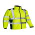 Coverguard 5KPA17 Yellow Unisex Hi Vis Softshell Jacket, M