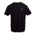 T-shirt manches courtes Noir taille M, 35 % coton, 65 % polyester