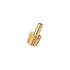 Legris Brass Pipe Fitting, Straight Compression Stud Fitting, Male BSPT 1/4in