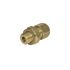 Legris Brass Pipe Fitting, Straight Compression Stud Fitting, Male Metric M5X0.8 4mm