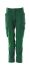 Pantaloni Verde 12% Elastolefina, 88% Poliestere per Unisex, lunghezza 82cm Idrorepellente 18078-511 44poll 110cm