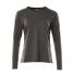 Mascot Workwear Anthracite/Black 45% Polyester, 55% Coolmax Pro Long Sleeve T-Shirt, UK- 3XL