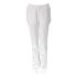 Pantaloni Colore bianco 12% Elastolefina, 88% Poliestere per Donna, lunghezza 76cm Leggero, Asciugatura rapida