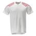 Mascot Workwear White/Red 20% Cotton, 80% Polyester Short Sleeve T-Shirt, UK- 2XL