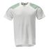 T-shirt 20% Cotone, 80% poliestere Colore bianco 4XL Corto