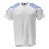 T-shirt manches courtes Blanc, 20 % coton, 80 % polyester