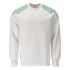 Mascot Workwear 20084-932 White 15% Cotton, 85% Polyester Unisex's Work Sweatshirt XXXXXXL