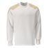 Mascot Workwear 20084-932 White 15% Cotton, 85% Polyester Unisex's Work Sweatshirt XXL