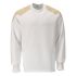 Sudadera de trabajo Mascot Workwear de color Blanco, talla 5XL, para , Unisex, serie 20084-932, 15 % algodón, 85 %