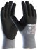 ATG MaxiCut Oil Black/Blue Nitrile Abrasion Resistant, Cut Resistant, Puncture Resistant, Tear Resistant Gloves, Size