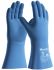 MaxiChem Blue Natural Rubber Latex Abrasion Resistant, Cut Resistant, Puncture Resistant, Tear Resistant Gloves, Size