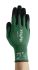 Ansell HYFLEX 11-842 Green Nylon Abrasion Resistant, General Purpose Work Gloves, Size 11, Nitrile Foam Coating