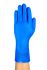 Ansell ALPHATEC 37-310 Blue Nitrile Chemical Resistant Work Gloves, Size 8, Medium, Nitrile Coating