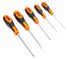 Bahco Slotted Insulated Screwdriver, 5-Piece