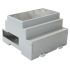 CAMDENBOSS Polycarbonate  Case for use with Raspberry Pi Case in Grey