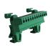 CAMDENBOSS CTBPD96HG Series Green DIN Rail Terminal Block, 2.5mm², 1-Level, Screw Termination