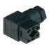 Hirschmann, GO Series IP65 Black Screw 6P Angled Power Connector Socket, Rated At 6A, 50 V ac/dc
