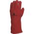 Delta Plus CA515R Red Leather Heat Resistant Work Gloves, Size 10, XL
