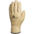 Delta Plus FB149 Beige Leather Abrasion Resistant, Cut Resistant, Tear Resistant Work Gloves, Size 8, Medium