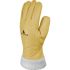 Delta Plus FBF15 Yellow Leather Thermal Work Gloves, Size 8, Medium