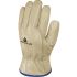 Delta Plus FBF50 Beige Leather Thermal Work Gloves, Size 9