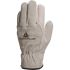Delta Plus FCN29 Grey Leather Abrasion Resistant, Cut Resistant, Tear Resistant Work Gloves, Size 8