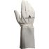 Delta Plus TIG15K Grey Leather Welding Work Gloves, Size 8, Medium